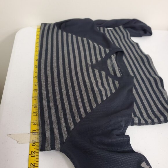 Under Armour Mens Outdoor Layers Striped Thermal Shirt Size XL Raglan Sleeve - Picture 7 of 10